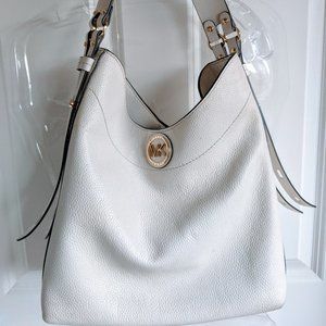 Michael Kors Pebble Embossed Leather Shoulder Bag